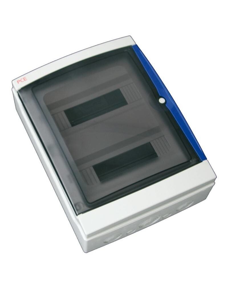 PCE DIN Behuizing 2x12 Modules IP65