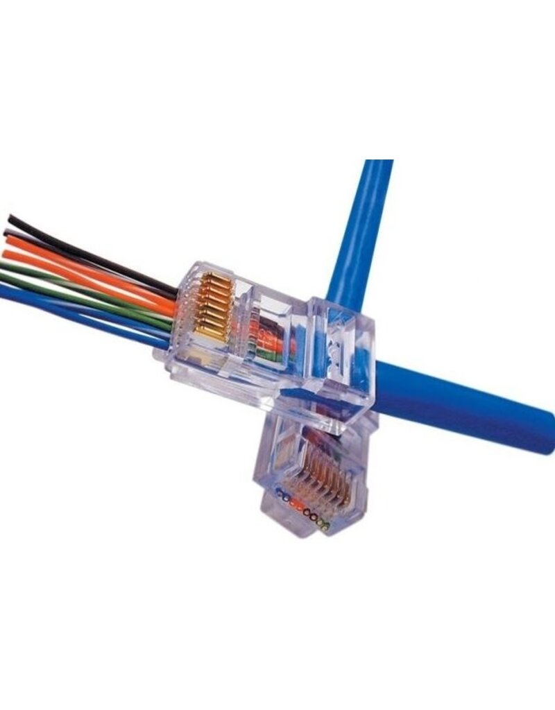 FDM RJ45 8 pol. Easy-fit 25/100 stuks.