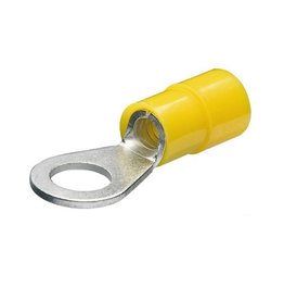 FDM Ringtong geïsoleerd geel 100 stuks.