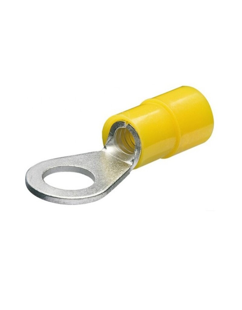 FDM Ringtong geïsoleerd geel 100 stuks.