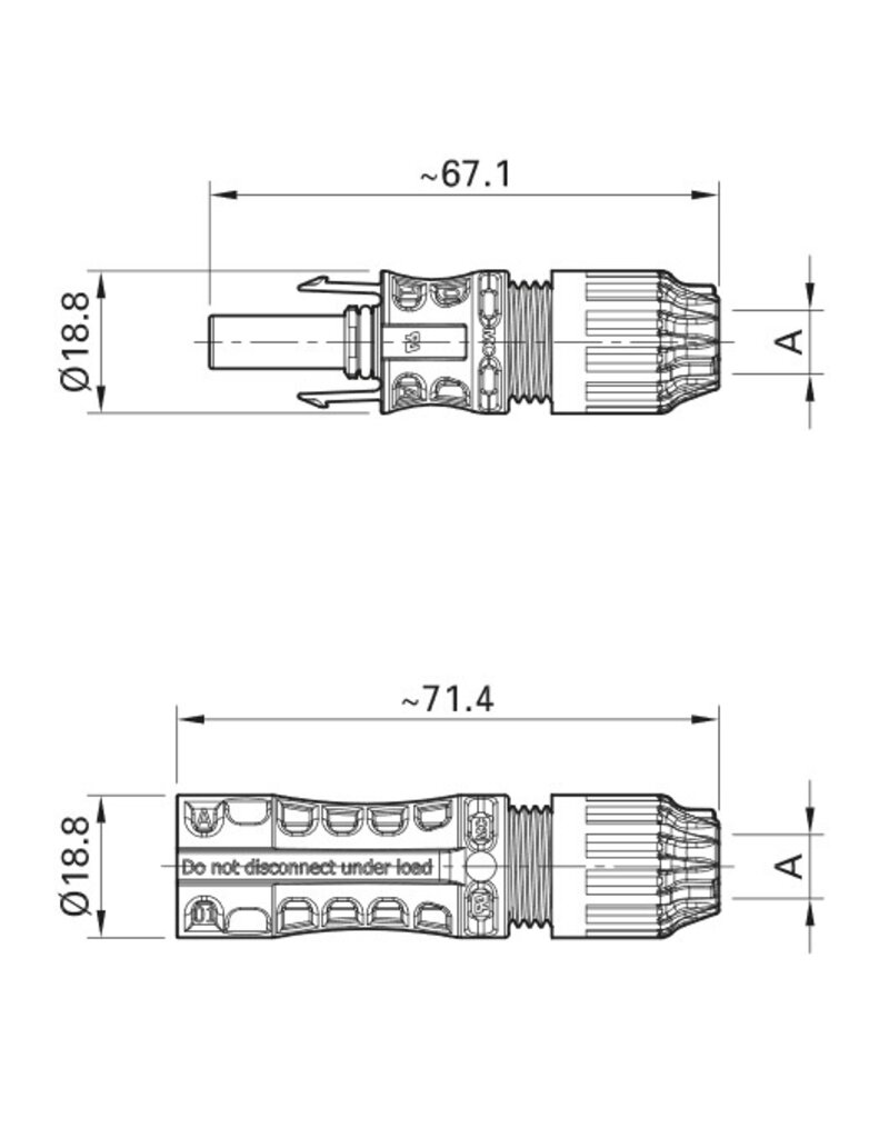 Stäubli MC4 – EVO2 connector