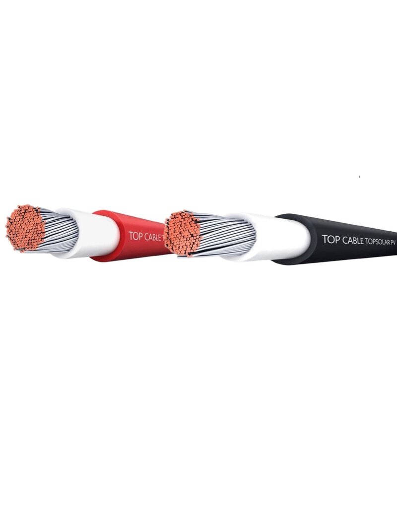 Top Cable 4mm² Haspel Rood en Zwart 500 mtr. Cca-s2d2a2 - Copy