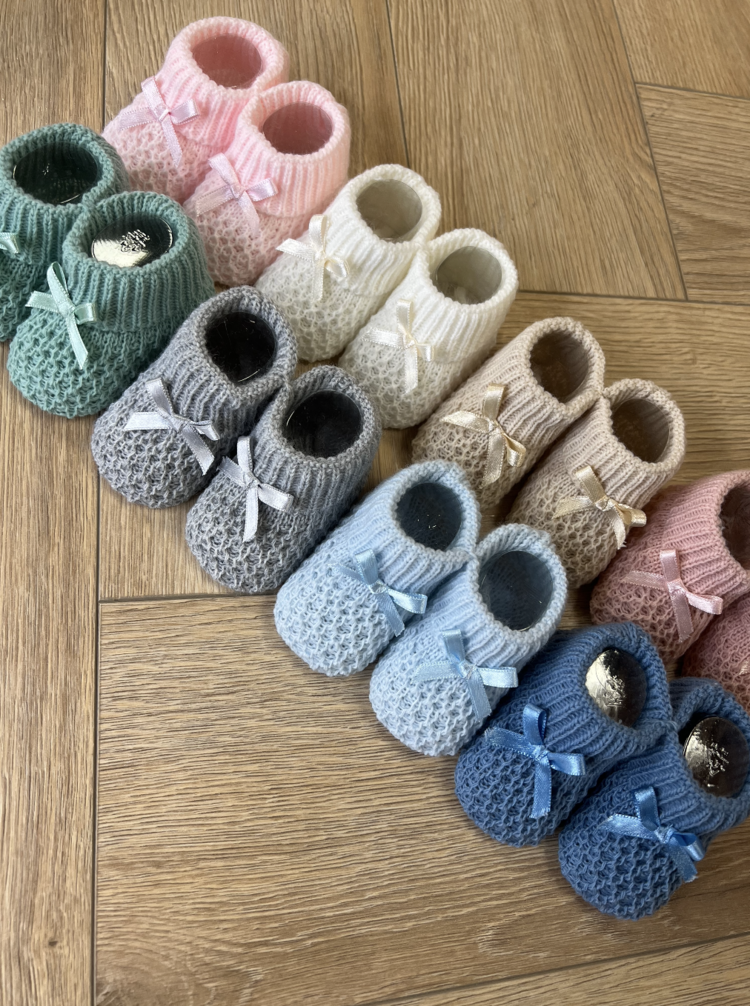 GEBREIDE SLOFJES BABY