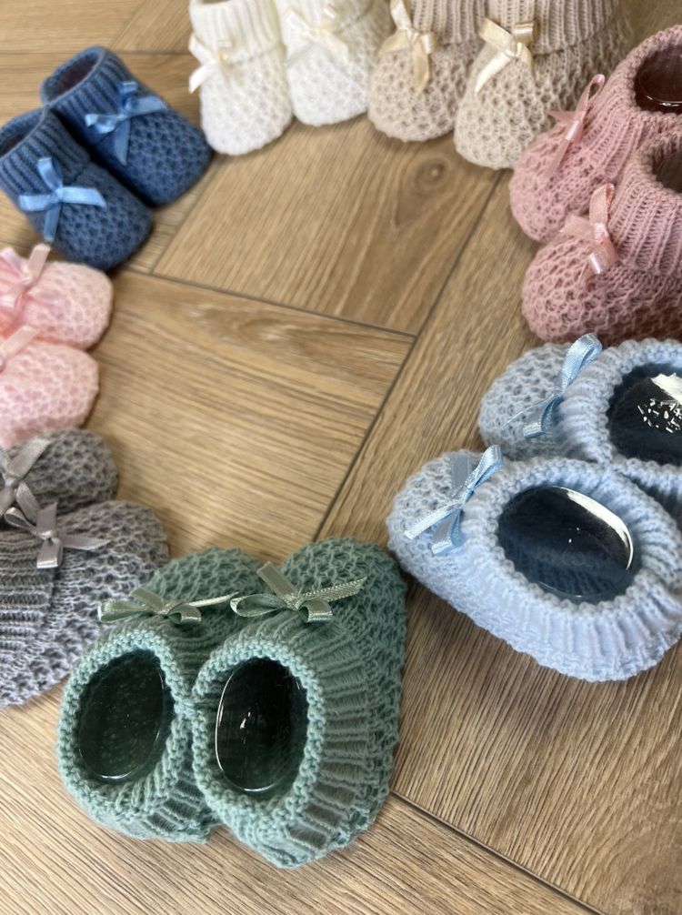 GEBREIDE SLOFJES BABY