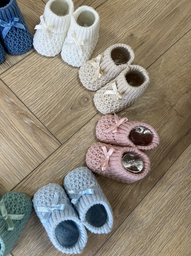 GEBREIDE SLOFJES BABY