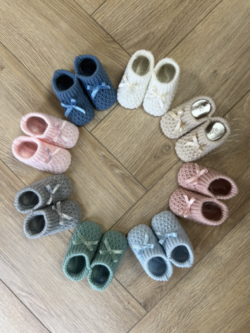 GEBREIDE SLOFJES BABY