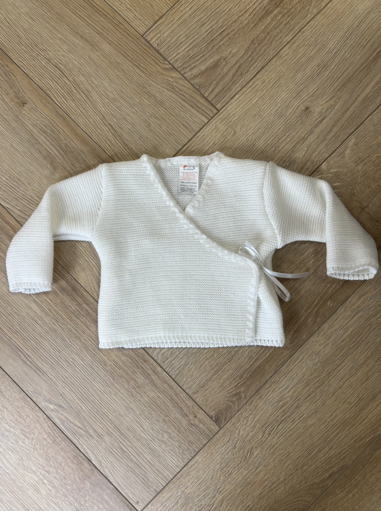 BABY VESTJE OVERSLAG