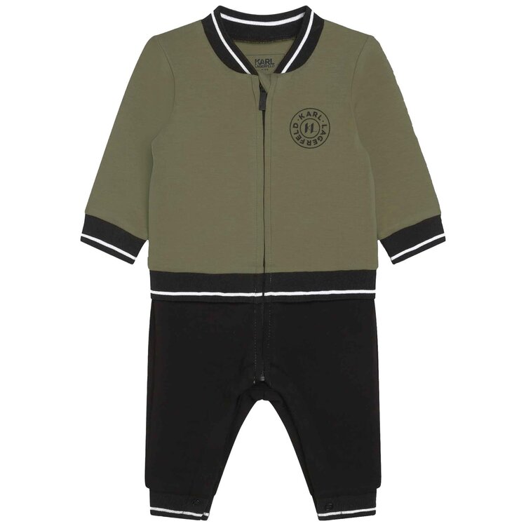 KARL LAGERFELD SET KARL BABY GREEN