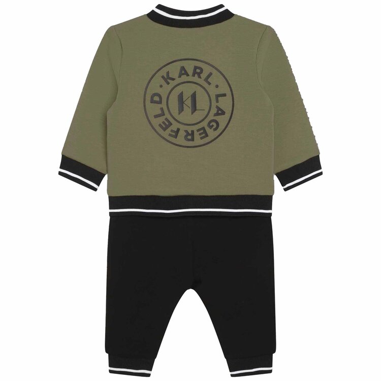 KARL LAGERFELD SET KARL BABY GREEN