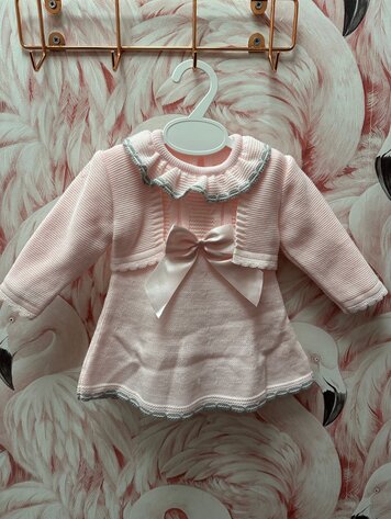 BABY KNITTED DRESS PINK