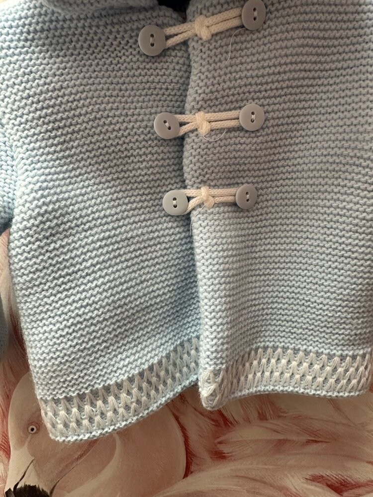 BABY JACKET CARDIGAN BLUE