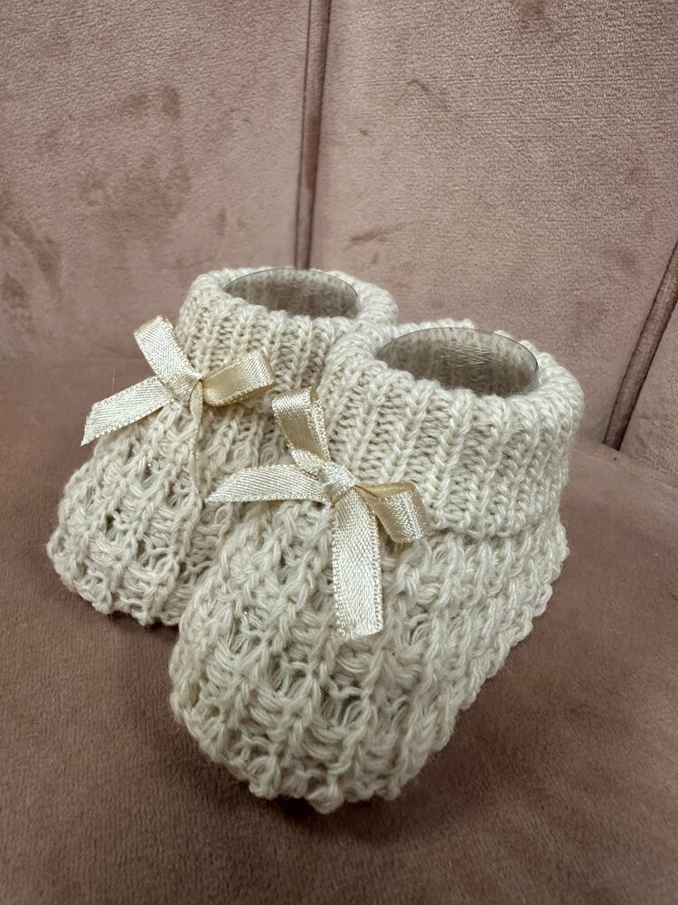 BABY SLOFJES SATIN BOW