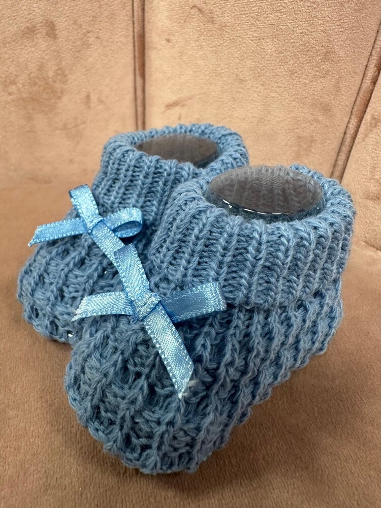 BABY SLOFJES SATIN BOW