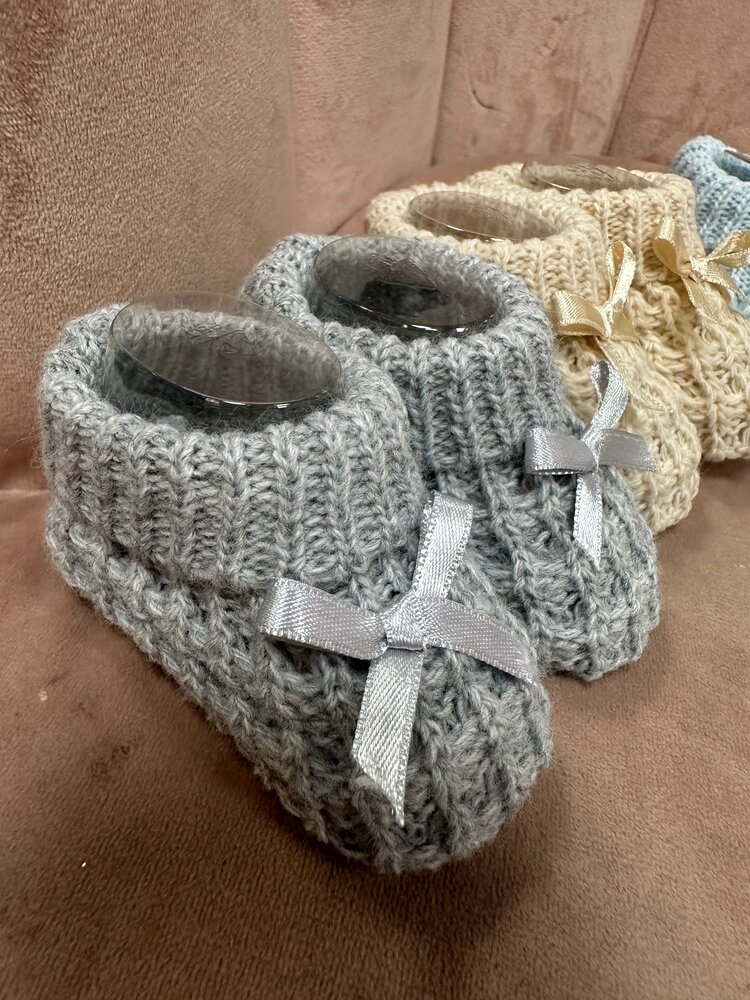 BABY SLOFJES SATIN BOW