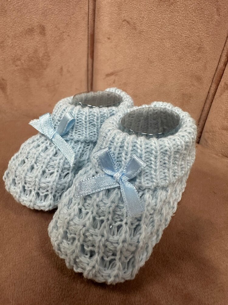 BABY SLOFJES SATIN BOW