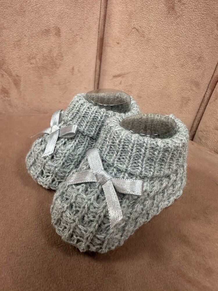 BABY SLOFJES SATIN BOW