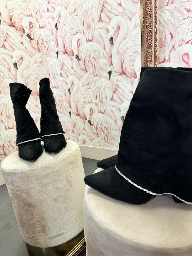 STRASS HEEL BOOTS