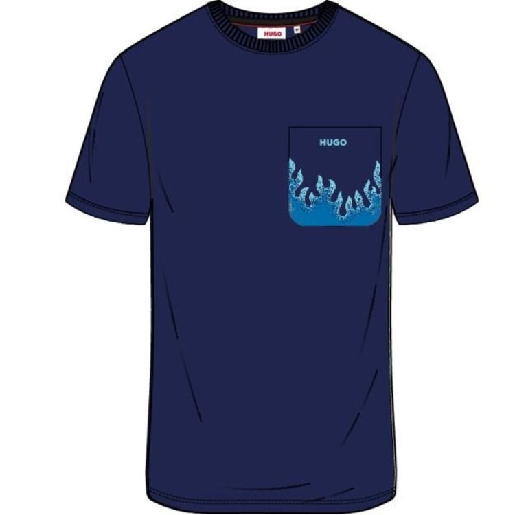 T-SHIRT HUGO BLUE FIRE