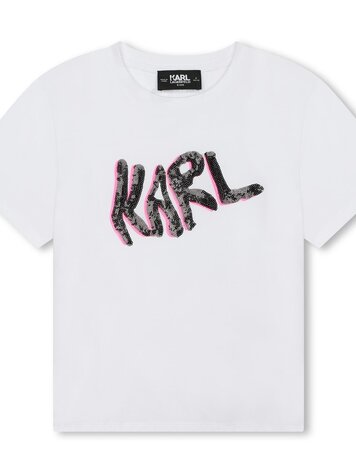 T-SHIRT KARL GLITTER