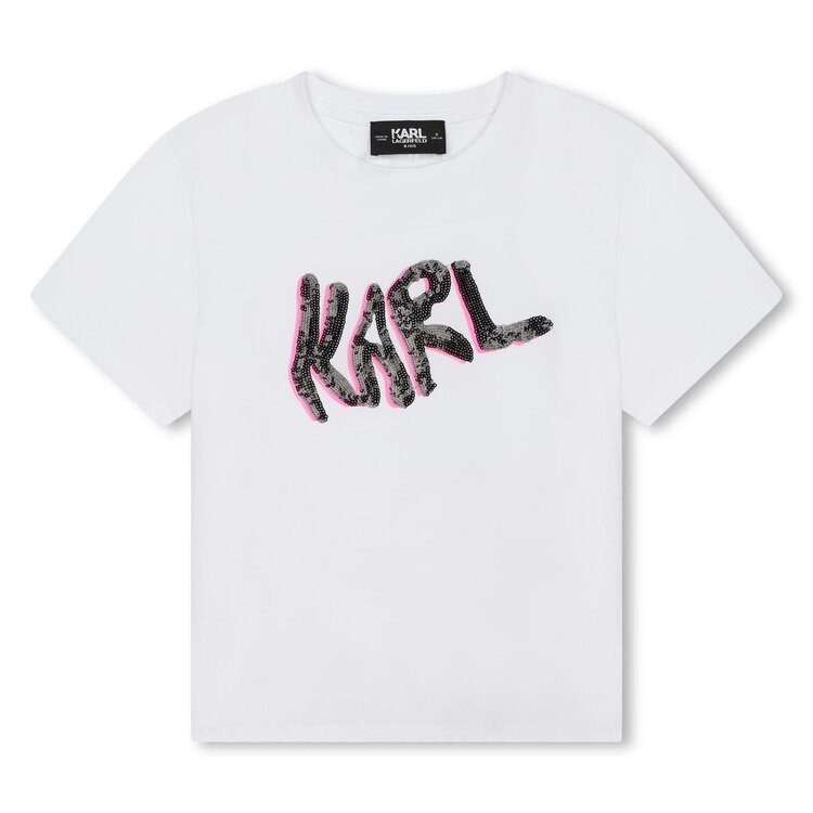 T-SHIRT KARL GLITTER