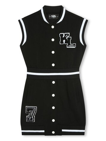 DRESS KARL BLACK WHITE