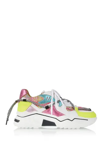 DWRS LABEL SNEAKER JUPITER PINK YELLOW