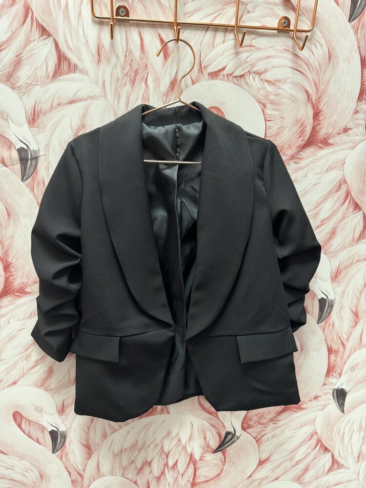 GIRL BLAZER BLACK