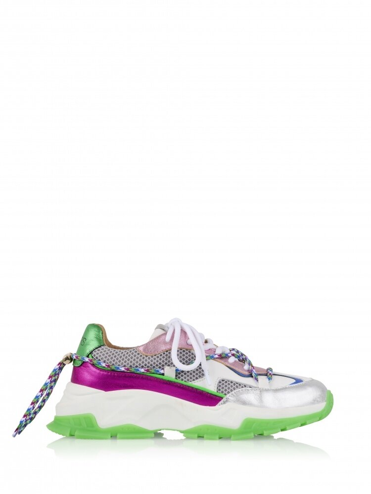 DWRS LABEL SNEAKER BONNEY WHITE GREEN