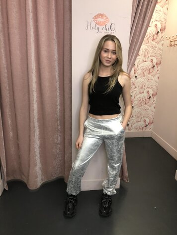 MEISJES TANK TOP ZWART