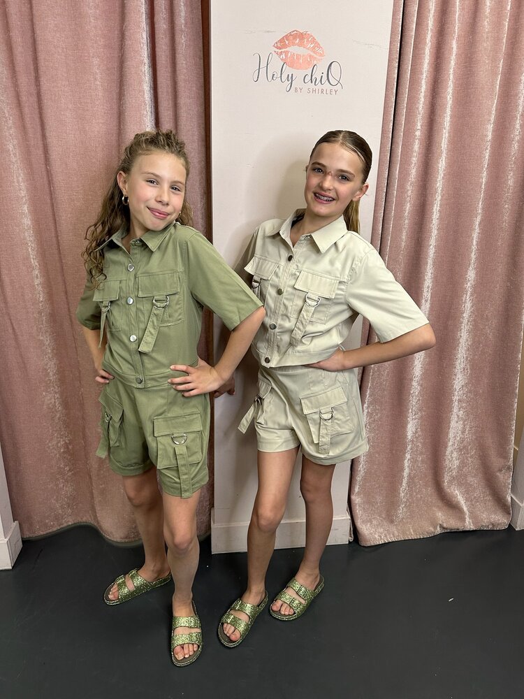 MEISJES SET CARGO SHORT