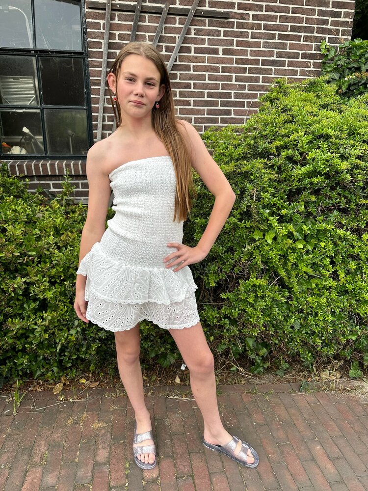 MEISJES SET BRODERIE