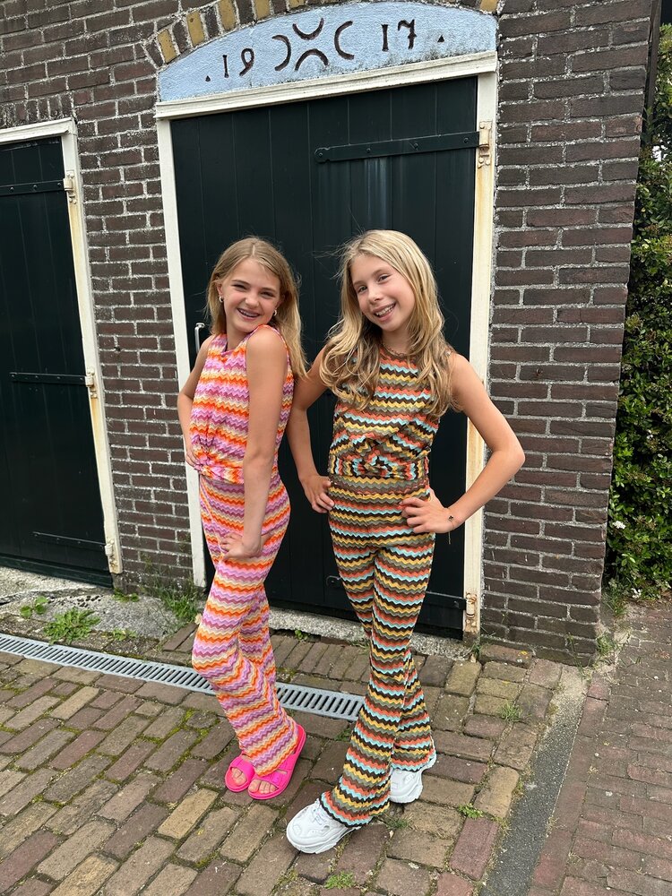 MEISJES SET ZIGZAG