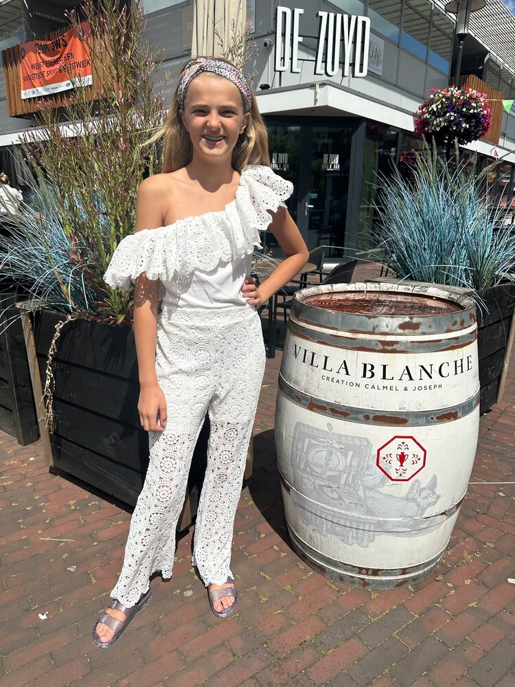 MEISJES SET BRODERIE