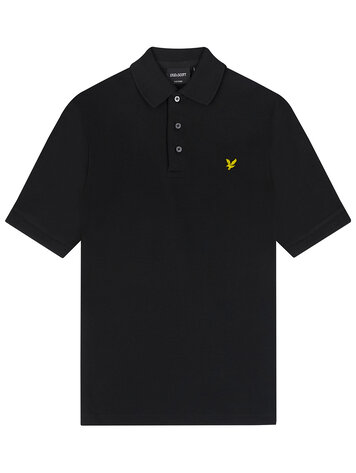 PLAIN POLO SHIRT JET BLACK