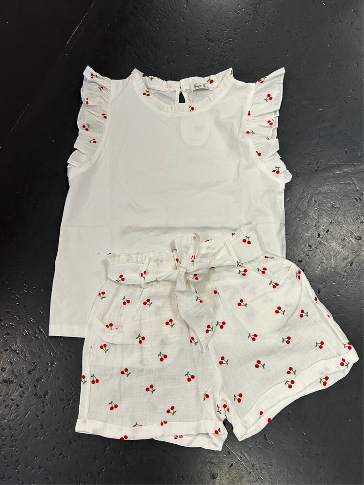 MEISJES SET CHERRY