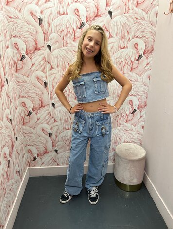 MEISJES SET JEANS
