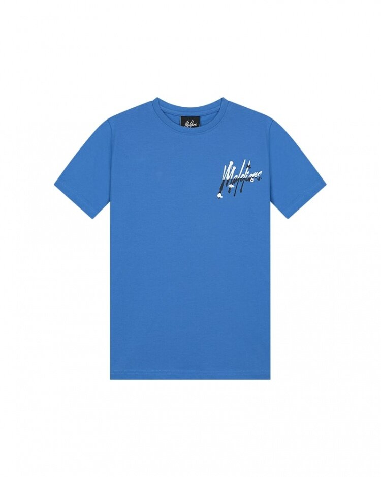 MALELIONS JUNIOR GRAFFITI SPLIT T-SHIRT COBALT/WHITE