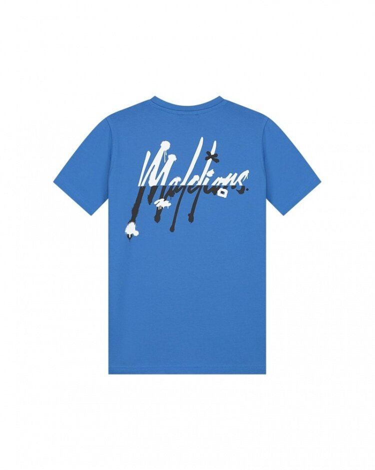 MALELIONS JUNIOR GRAFFITI SPLIT T-SHIRT COBALT/WHITE