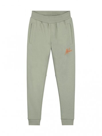 JUNIOR STRIPED SIGNATURE SWEATPANTS SEAGRASS/ORANGE