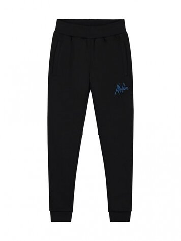 JUNIOR STRIPED SIGNATURE SWEATPANTS BLACK/COBALT