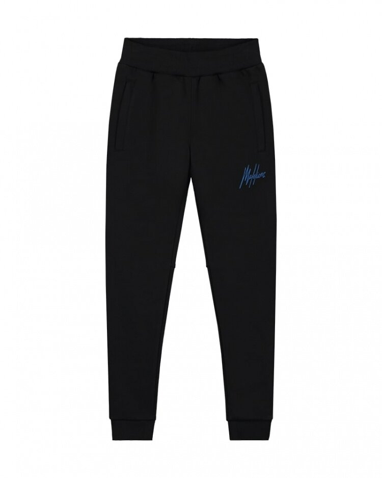 JUNIOR STRIPED SIGNATURE SWEATPANTS BLACK/COBALT
