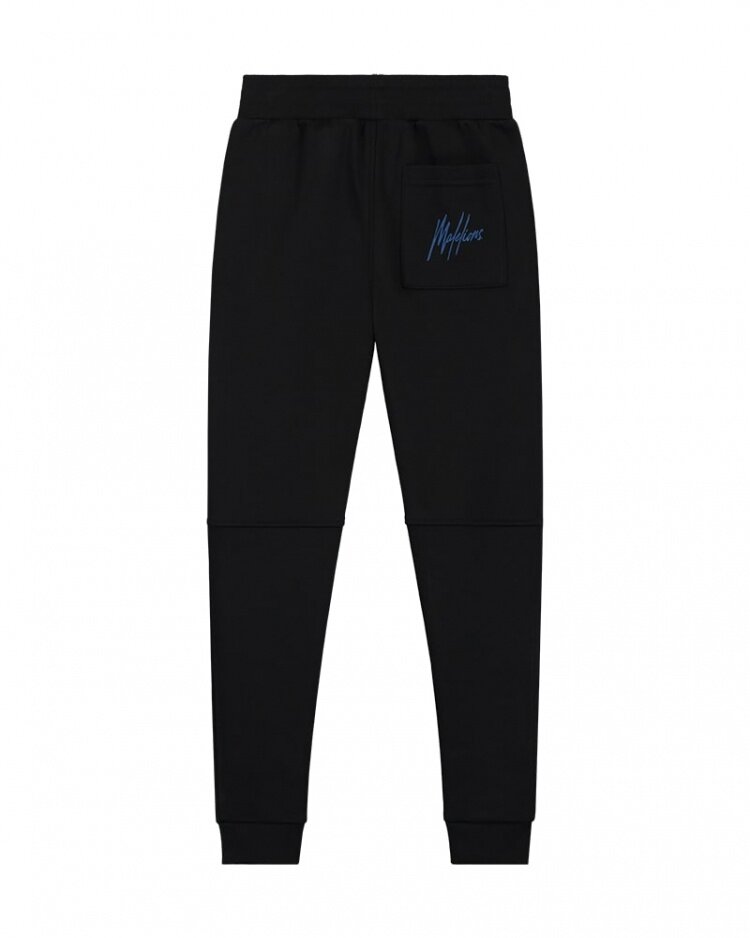 MALELIONS JUNIOR STRIPED SIGNATURE SWEATPANTS BLACK/COBALT