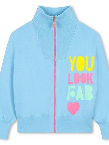 BILLIEBLUSH CARDIGAN  ALASKAN BLUE GIRLS