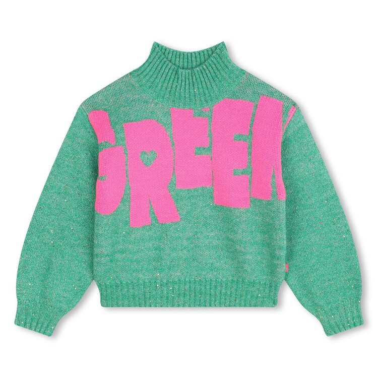 BILLIEBLUSH JUMPER GREEN GIRLS
