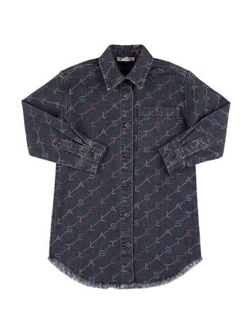 STELLA DENIM DRESS PRINTED