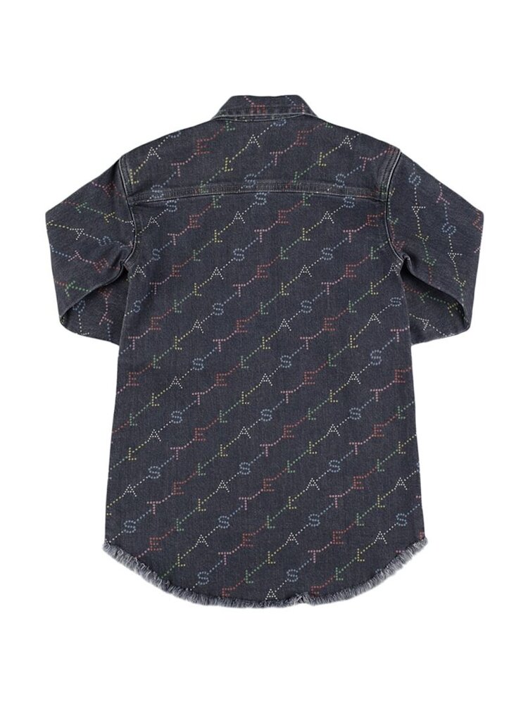 STELLA DENIM DRESS PRINTED