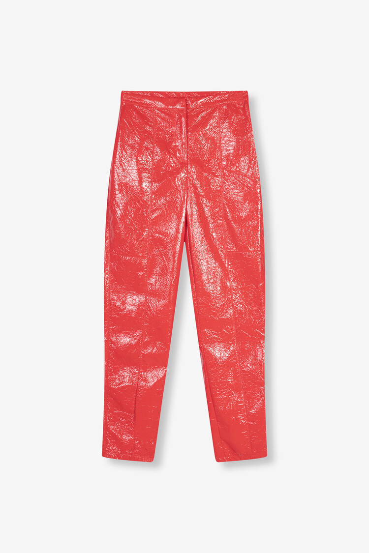 ALIX  LACQUER PANTS ROOD
