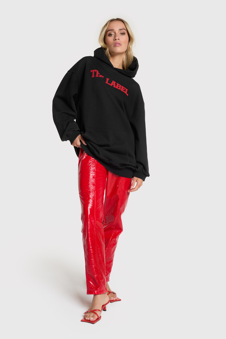 ALIX THE LABEL ALIX  LACQUER PANTS ROOD