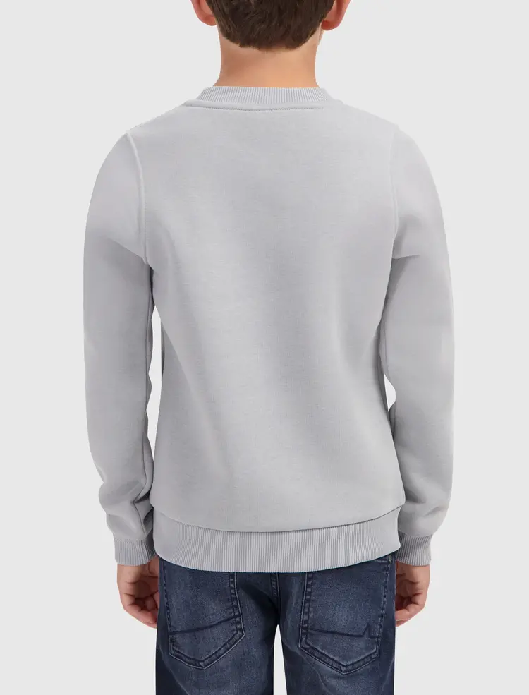 JUNIOR EMBROIDERY LOGO SWEATER