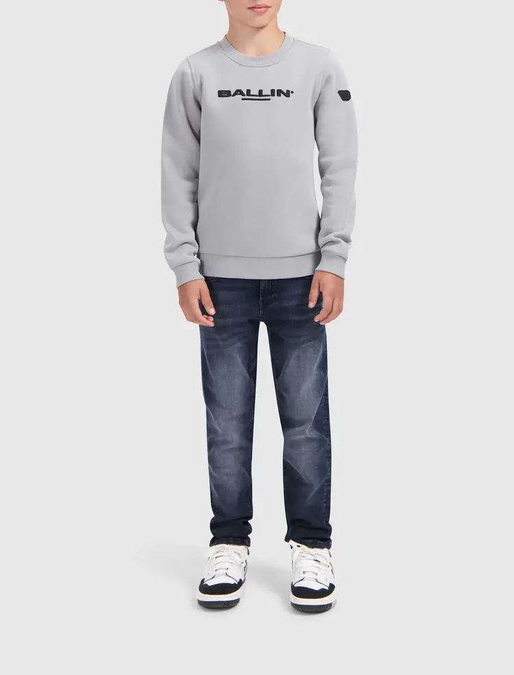 BALLIN AMSTERDAM JUNIOR EMBROIDERY LOGO SWEATER